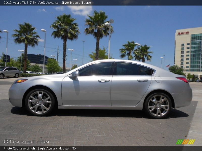 Silver Moon / Taupe 2012 Acura TL 3.7 SH-AWD Advance