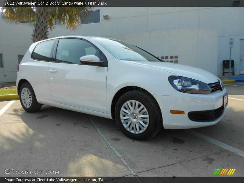 Candy White / Titan Black 2012 Volkswagen Golf 2 Door