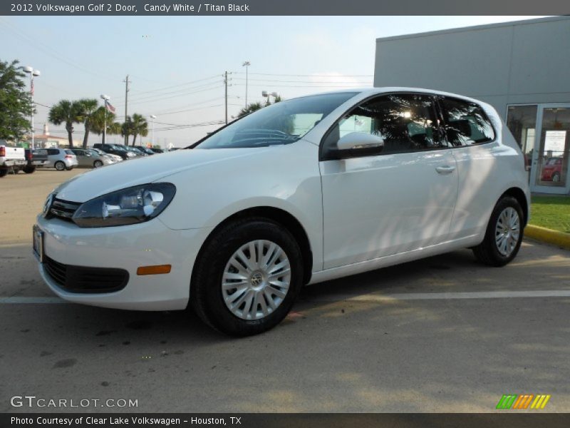 Candy White / Titan Black 2012 Volkswagen Golf 2 Door