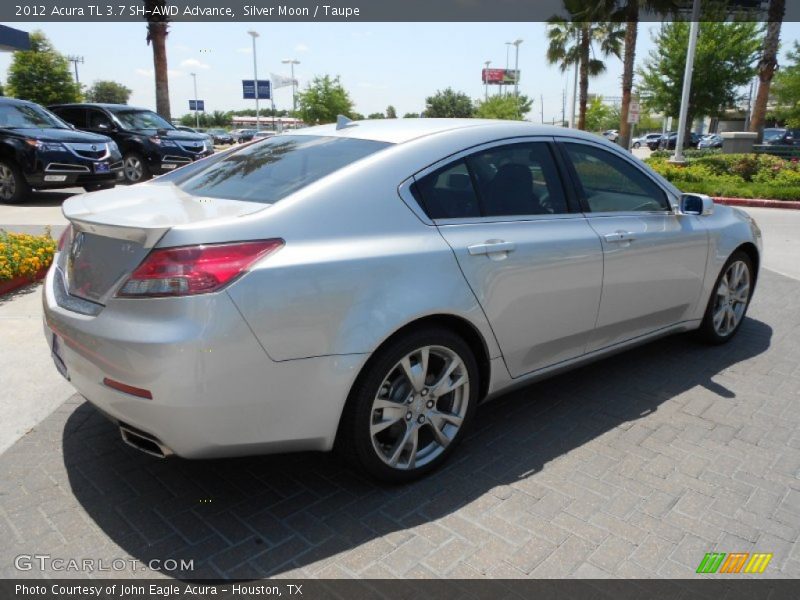Silver Moon / Taupe 2012 Acura TL 3.7 SH-AWD Advance