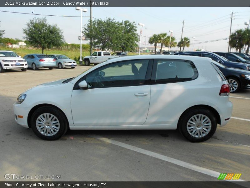 Candy White / Titan Black 2012 Volkswagen Golf 2 Door