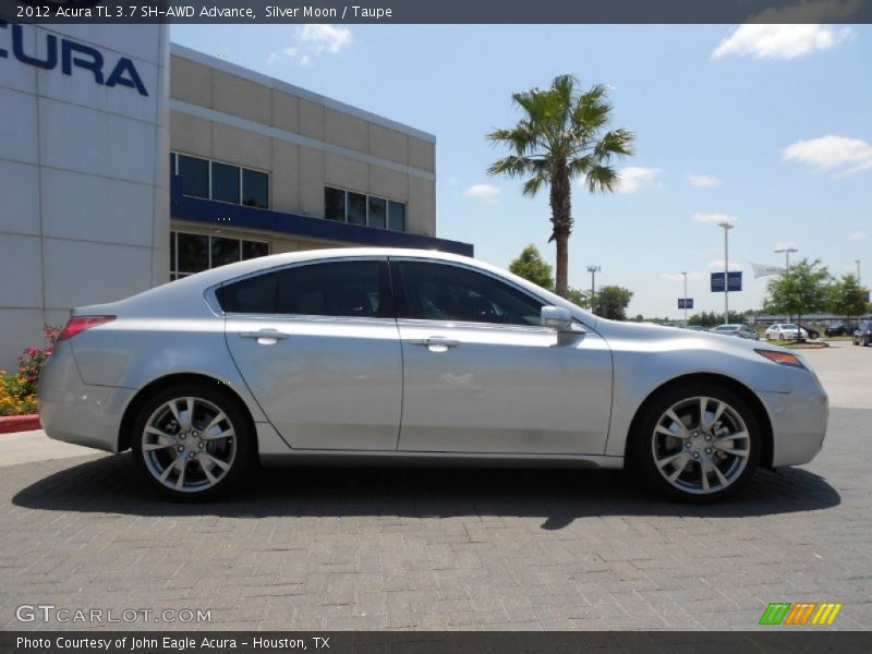 Silver Moon / Taupe 2012 Acura TL 3.7 SH-AWD Advance