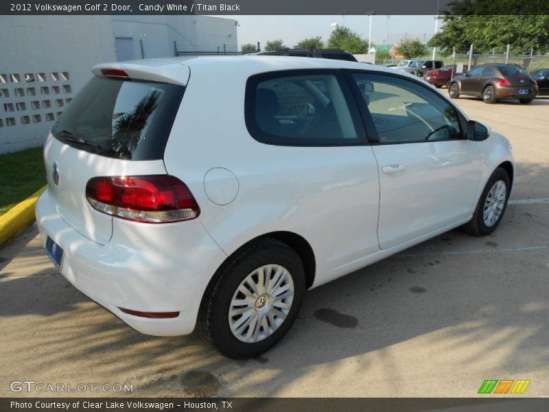 Candy White / Titan Black 2012 Volkswagen Golf 2 Door
