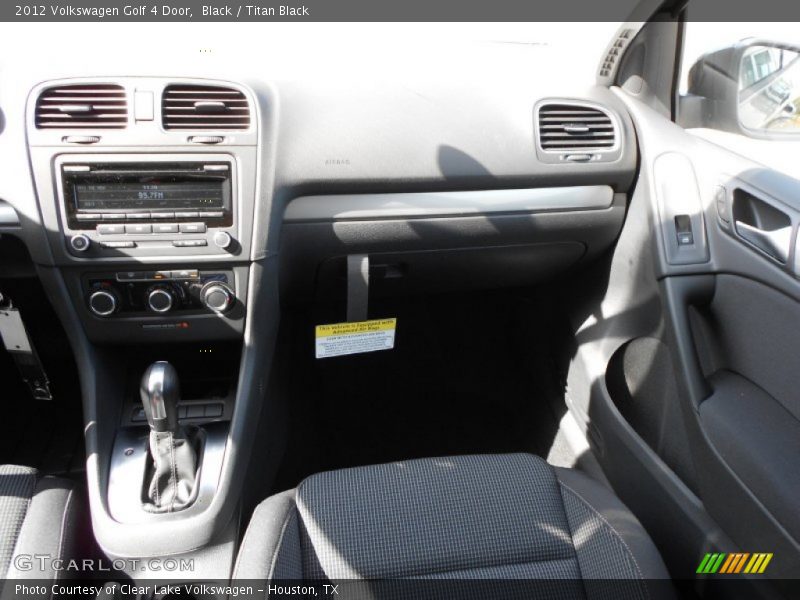 Black / Titan Black 2012 Volkswagen Golf 4 Door