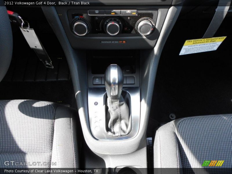 Black / Titan Black 2012 Volkswagen Golf 4 Door