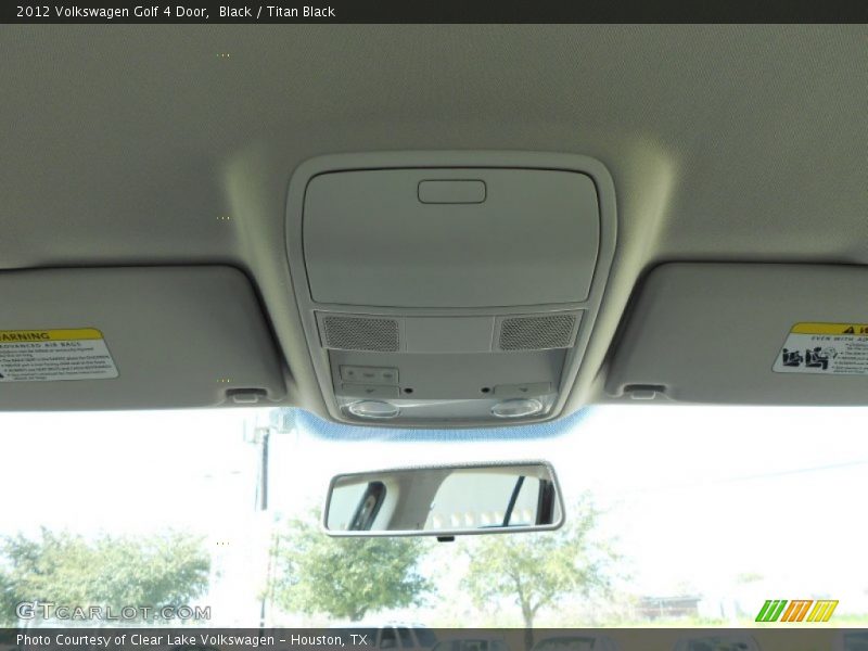 Black / Titan Black 2012 Volkswagen Golf 4 Door