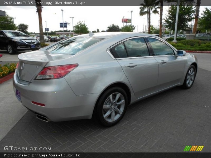 Silver Moon / Taupe 2012 Acura TL 3.5 Technology