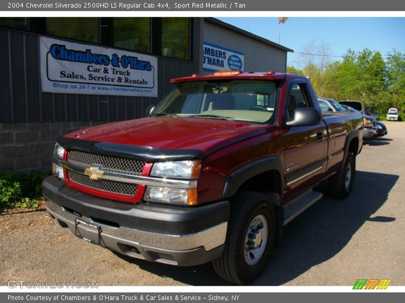 Sport Red Metallic / Tan 2004 Chevrolet Silverado 2500HD LS Regular Cab 4x4