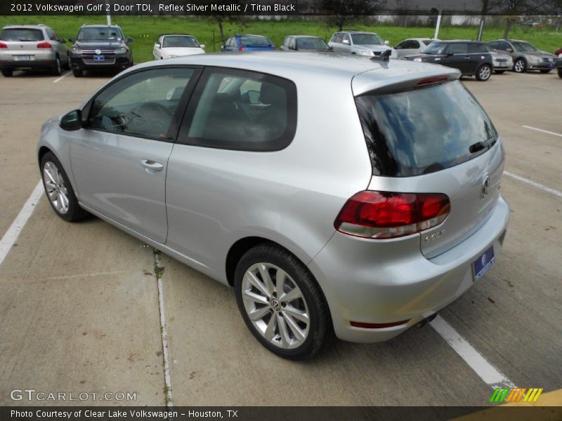 Reflex Silver Metallic / Titan Black 2012 Volkswagen Golf 2 Door TDI