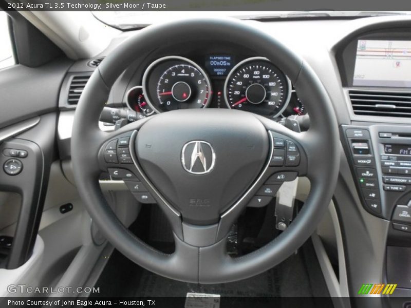 Silver Moon / Taupe 2012 Acura TL 3.5 Technology