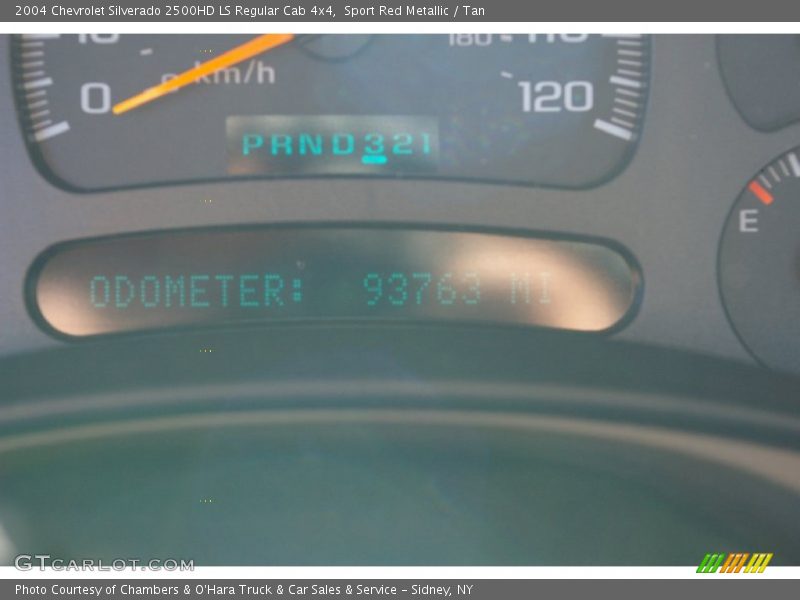 Sport Red Metallic / Tan 2004 Chevrolet Silverado 2500HD LS Regular Cab 4x4