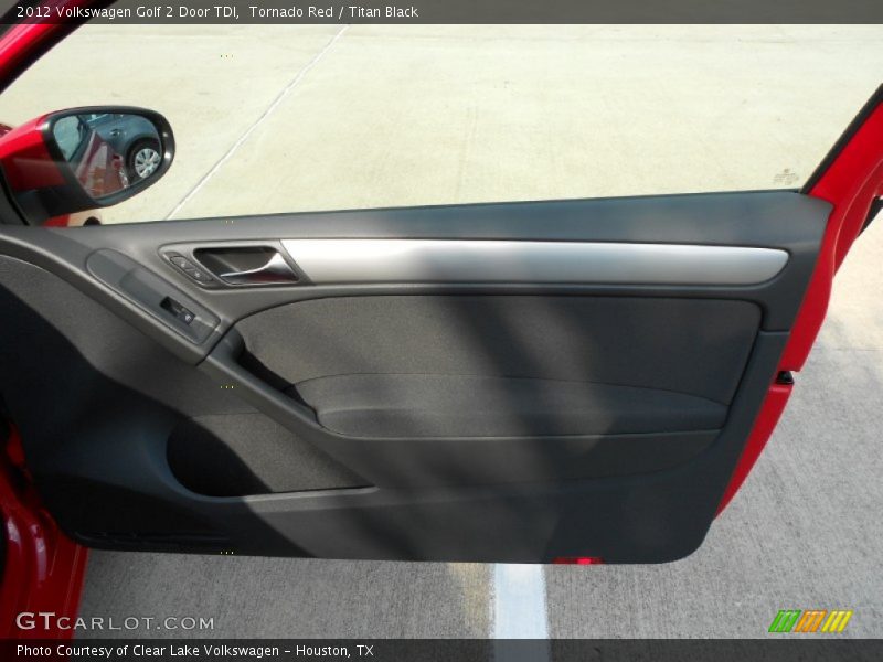 Tornado Red / Titan Black 2012 Volkswagen Golf 2 Door TDI
