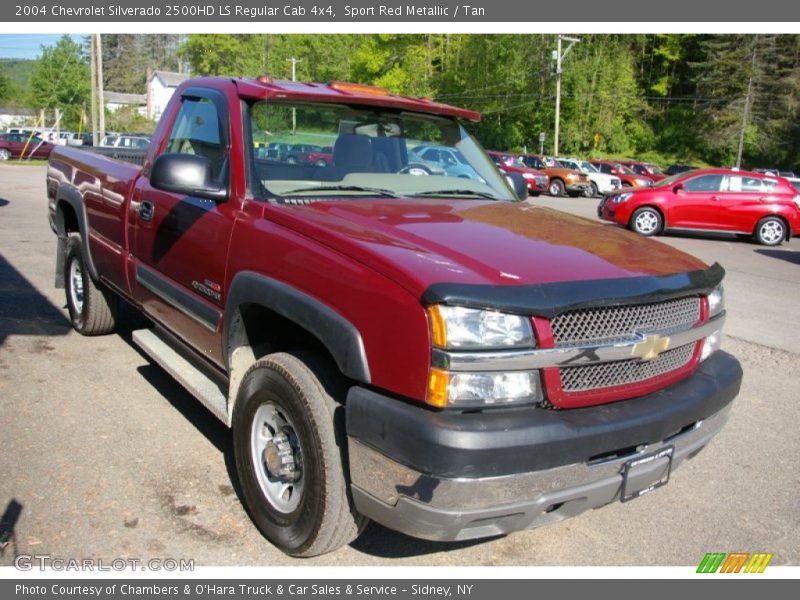Sport Red Metallic / Tan 2004 Chevrolet Silverado 2500HD LS Regular Cab 4x4