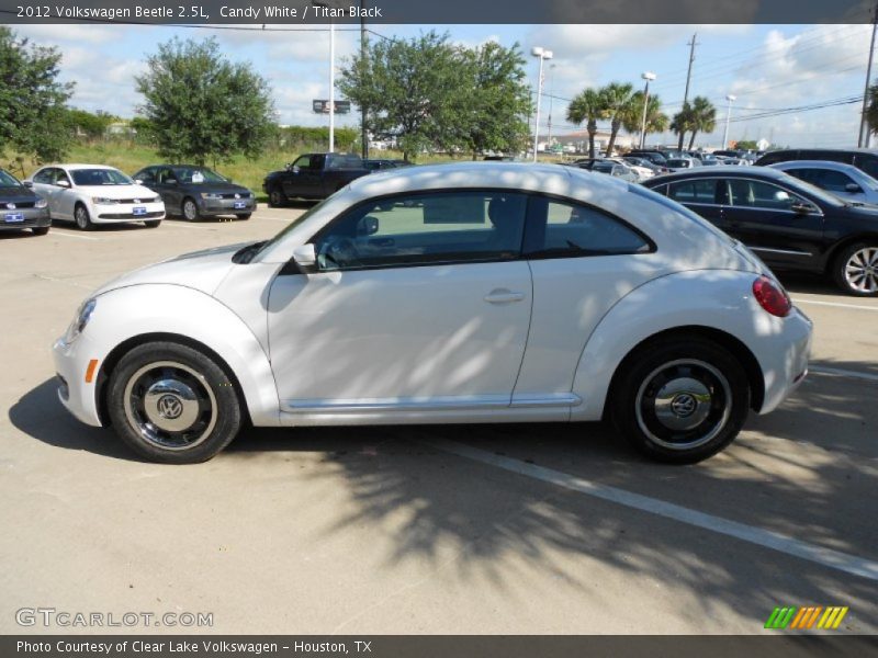 Candy White / Titan Black 2012 Volkswagen Beetle 2.5L