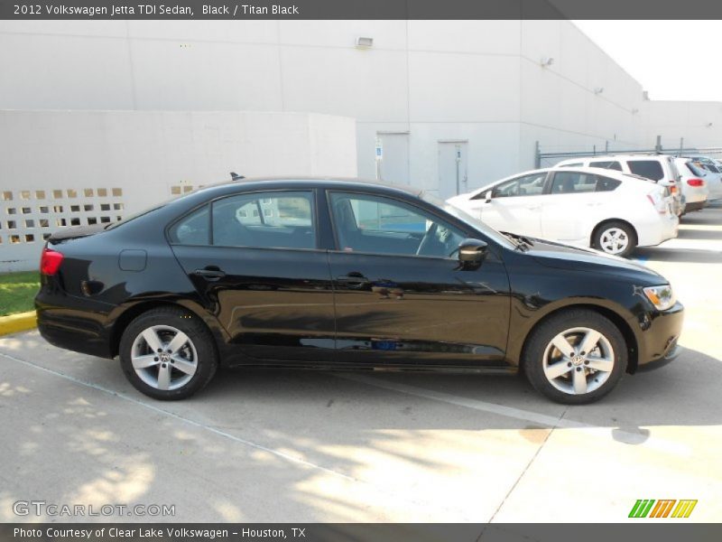 Black / Titan Black 2012 Volkswagen Jetta TDI Sedan