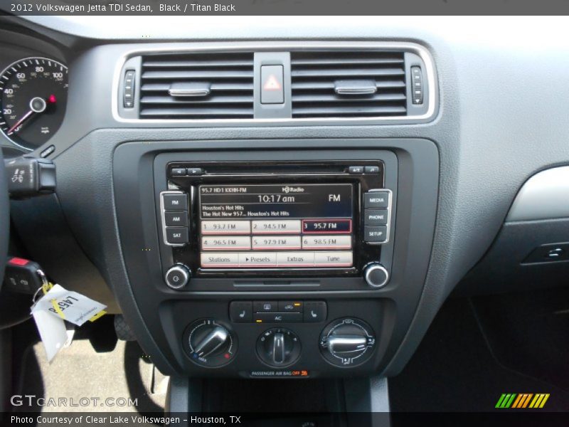 Black / Titan Black 2012 Volkswagen Jetta TDI Sedan