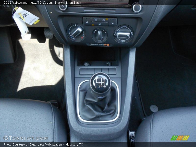 Black / Titan Black 2012 Volkswagen Jetta TDI Sedan