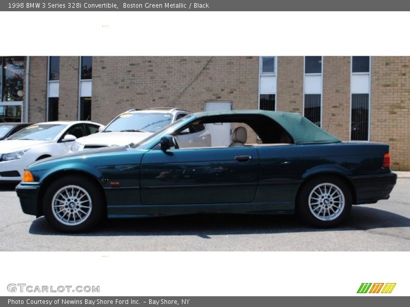 Boston Green Metallic / Black 1998 BMW 3 Series 328i Convertible