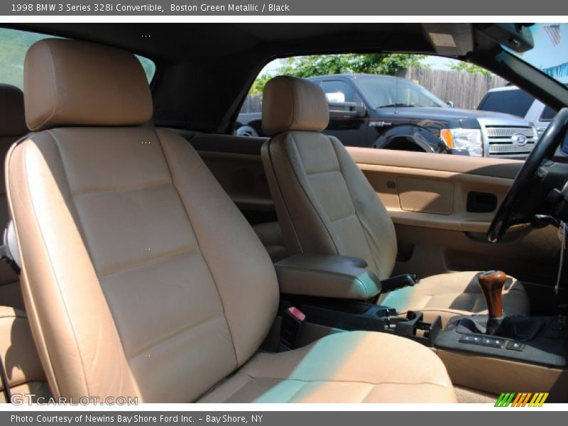 Boston Green Metallic / Black 1998 BMW 3 Series 328i Convertible