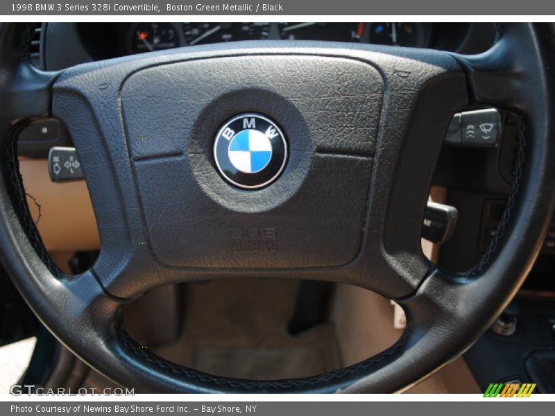 Boston Green Metallic / Black 1998 BMW 3 Series 328i Convertible