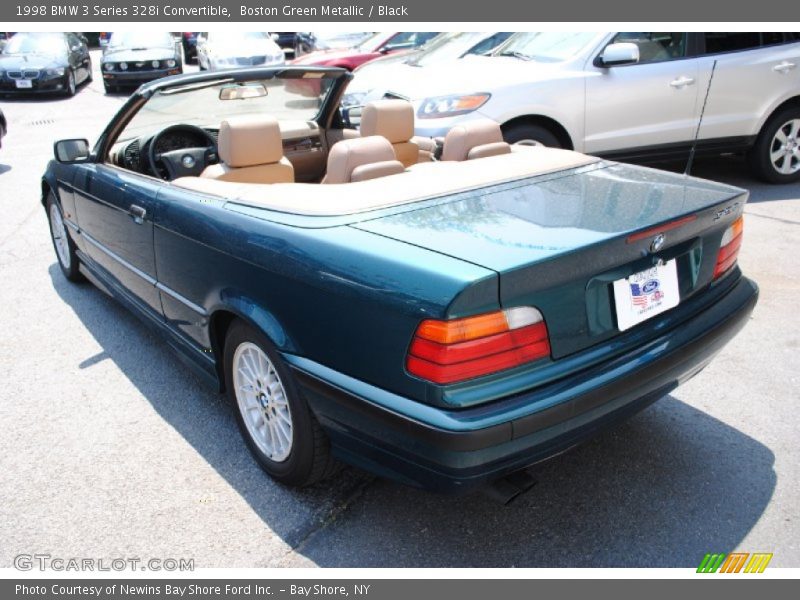 Boston Green Metallic / Black 1998 BMW 3 Series 328i Convertible