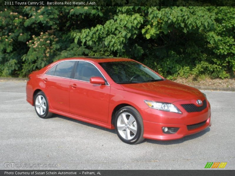 Barcelona Red Metallic / Ash 2011 Toyota Camry SE
