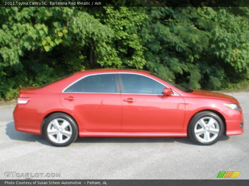 Barcelona Red Metallic / Ash 2011 Toyota Camry SE