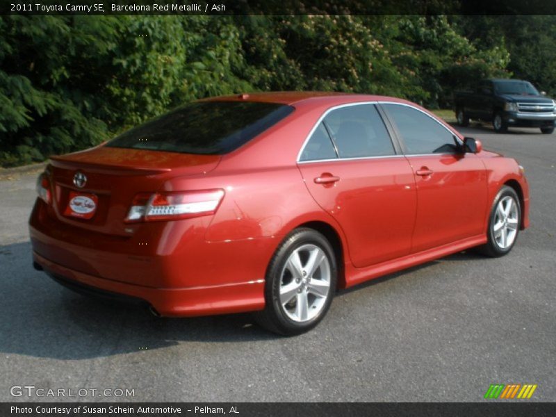 Barcelona Red Metallic / Ash 2011 Toyota Camry SE