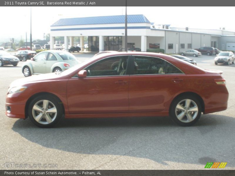 Barcelona Red Metallic / Ash 2011 Toyota Camry SE