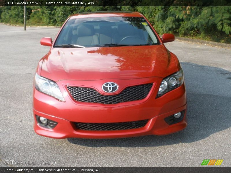 Barcelona Red Metallic / Ash 2011 Toyota Camry SE