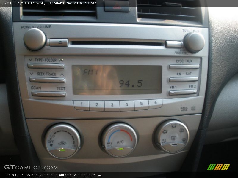 Barcelona Red Metallic / Ash 2011 Toyota Camry SE