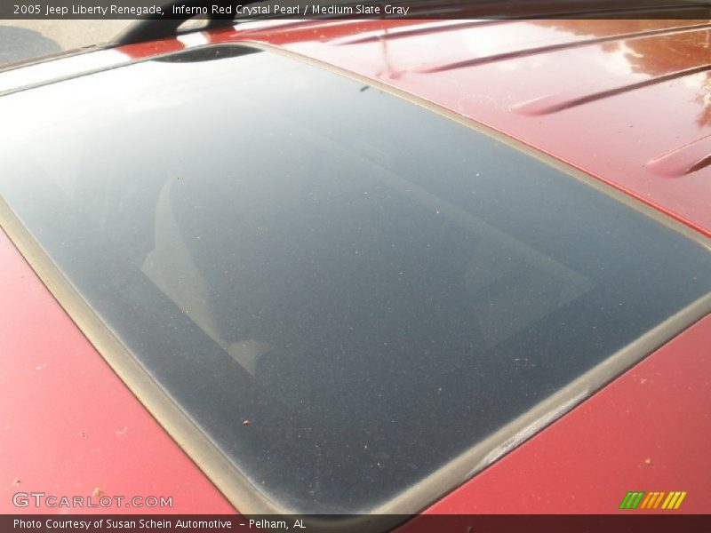 Inferno Red Crystal Pearl / Medium Slate Gray 2005 Jeep Liberty Renegade