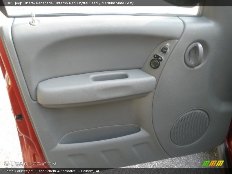 Inferno Red Crystal Pearl / Medium Slate Gray 2005 Jeep Liberty Renegade