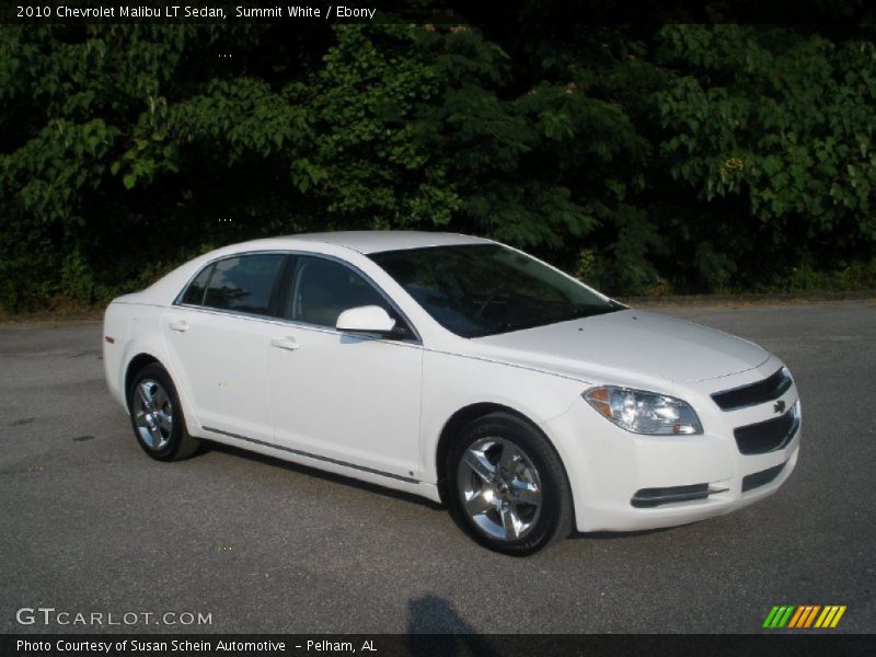 Summit White / Ebony 2010 Chevrolet Malibu LT Sedan
