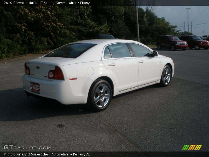 Summit White / Ebony 2010 Chevrolet Malibu LT Sedan