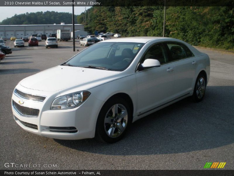 Summit White / Ebony 2010 Chevrolet Malibu LT Sedan