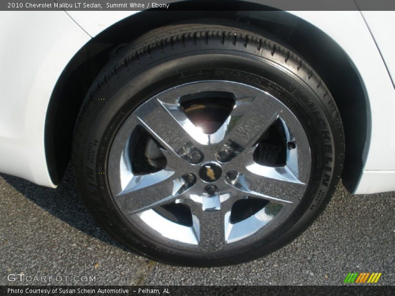 Summit White / Ebony 2010 Chevrolet Malibu LT Sedan