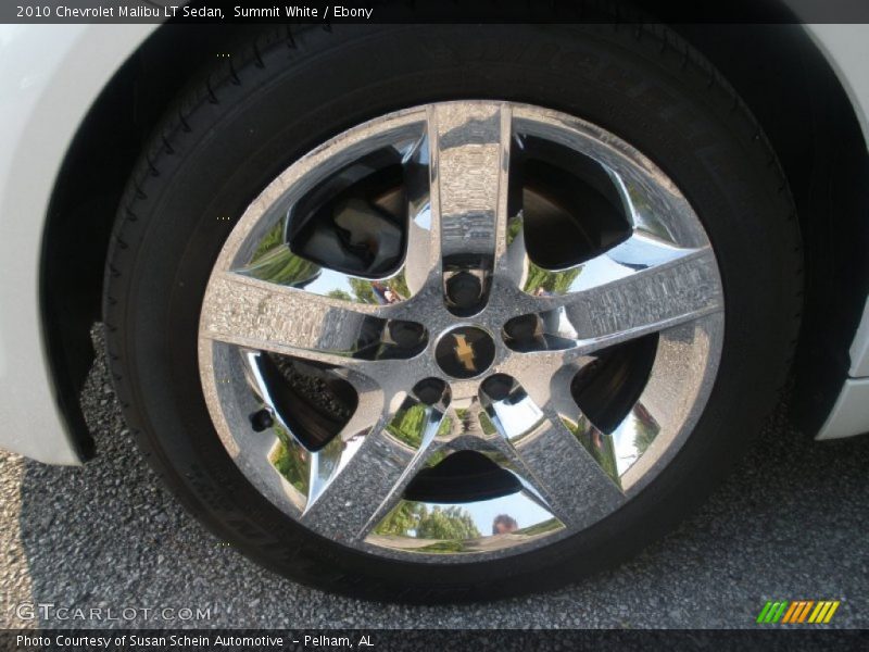 Summit White / Ebony 2010 Chevrolet Malibu LT Sedan
