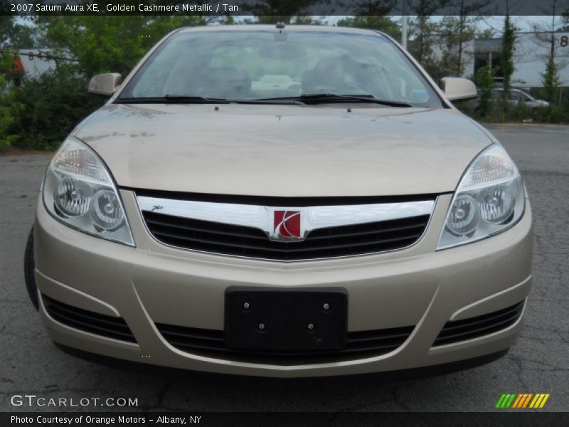 Golden Cashmere Metallic / Tan 2007 Saturn Aura XE
