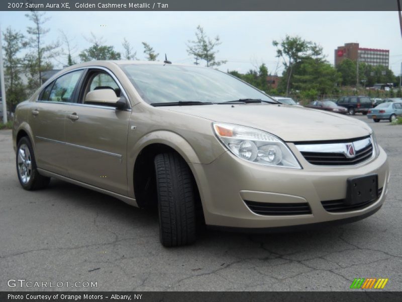 Golden Cashmere Metallic / Tan 2007 Saturn Aura XE