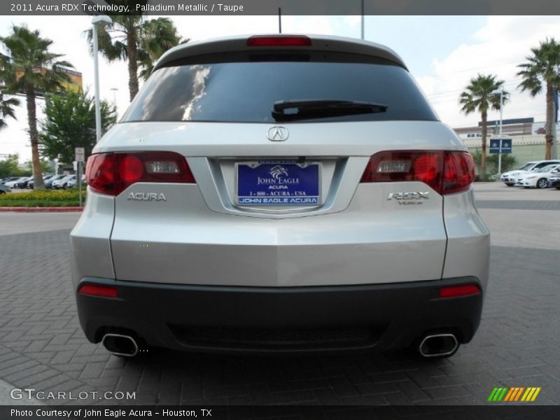 Palladium Metallic / Taupe 2011 Acura RDX Technology
