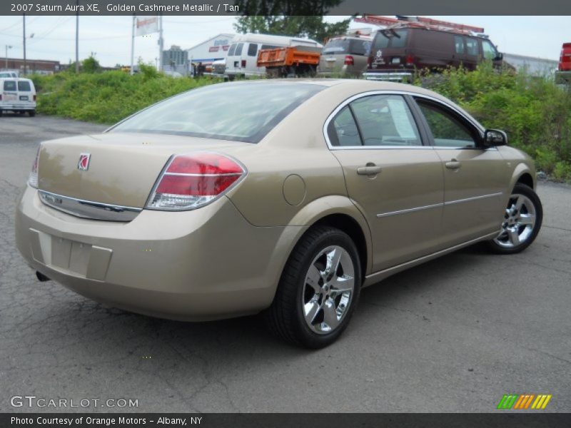 Golden Cashmere Metallic / Tan 2007 Saturn Aura XE