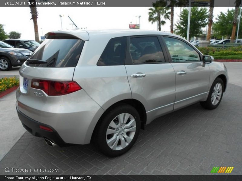 Palladium Metallic / Taupe 2011 Acura RDX Technology