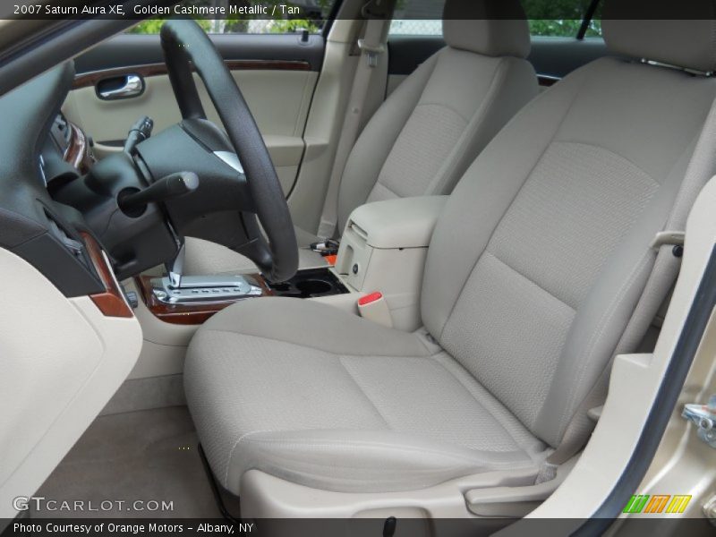 Golden Cashmere Metallic / Tan 2007 Saturn Aura XE