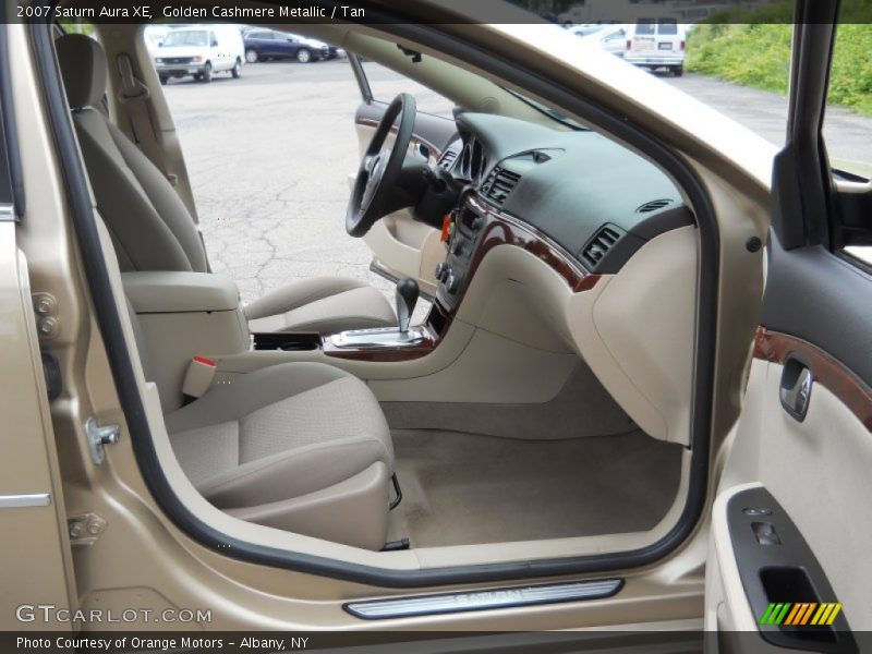 Golden Cashmere Metallic / Tan 2007 Saturn Aura XE