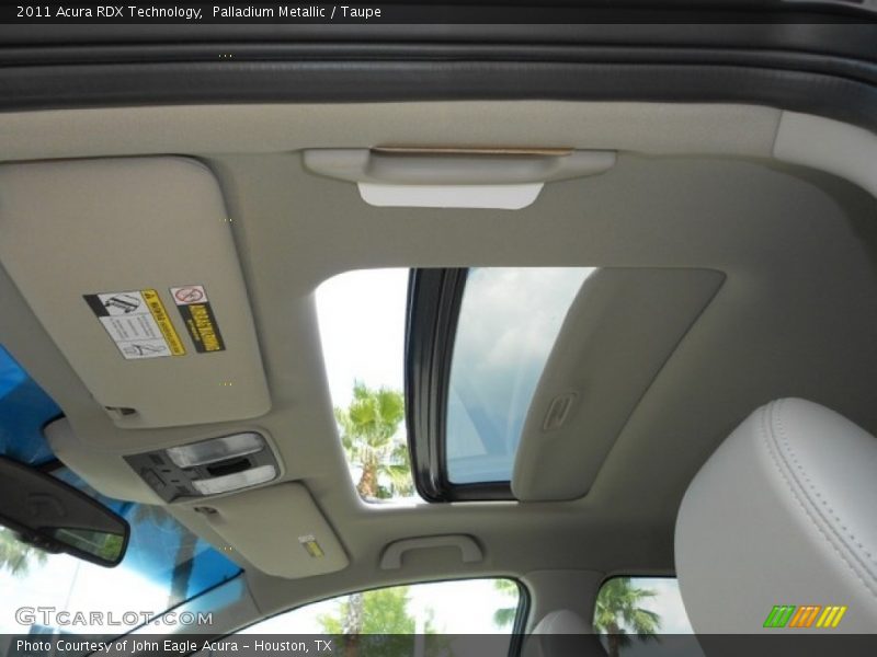 Palladium Metallic / Taupe 2011 Acura RDX Technology