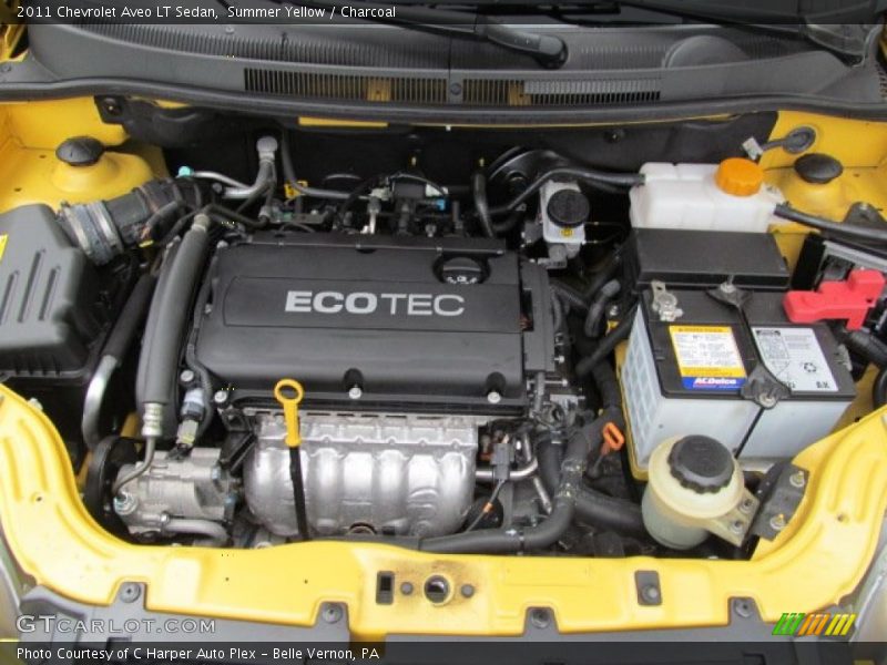 Summer Yellow / Charcoal 2011 Chevrolet Aveo LT Sedan