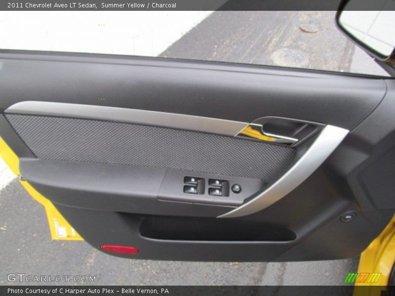 Summer Yellow / Charcoal 2011 Chevrolet Aveo LT Sedan