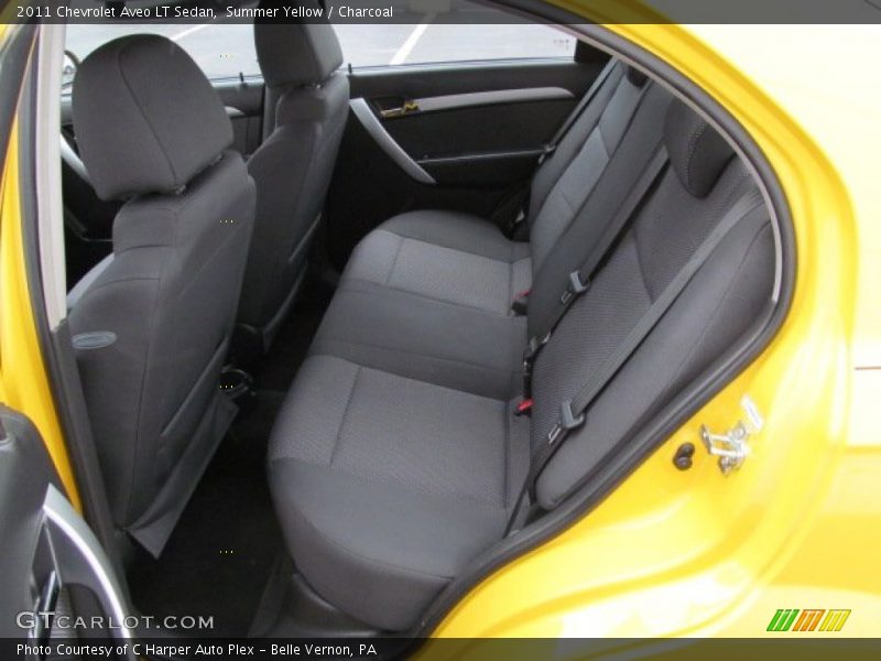 Summer Yellow / Charcoal 2011 Chevrolet Aveo LT Sedan