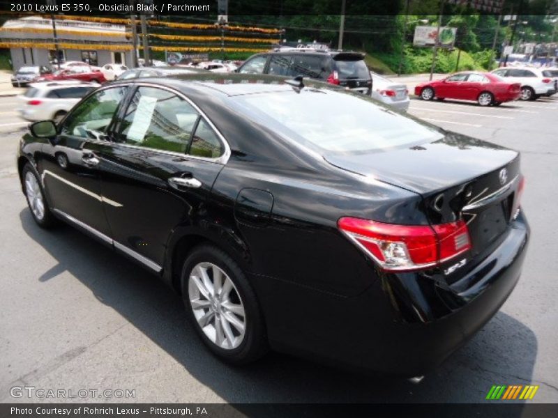 Obsidian Black / Parchment 2010 Lexus ES 350